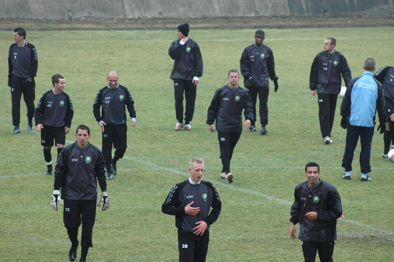 Training foto's ADO Zuiderpark 30-11-2007